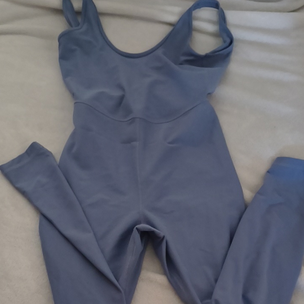 Old Navy Go Dry Blue Workout Jumpsuit